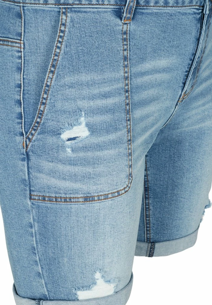 Zizzi Short En Jean - Light Blue Denim 4 Zizzi Short En Jean - Light Blue Denim – Image 4