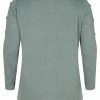 Zizzi LONG-SLEEVED WITH BUTTON DETAILS - Pullover - Balsam Green Melange -France Zizzi Soldes 2022 a1db88cd14644b049c2079f7ea0b8399