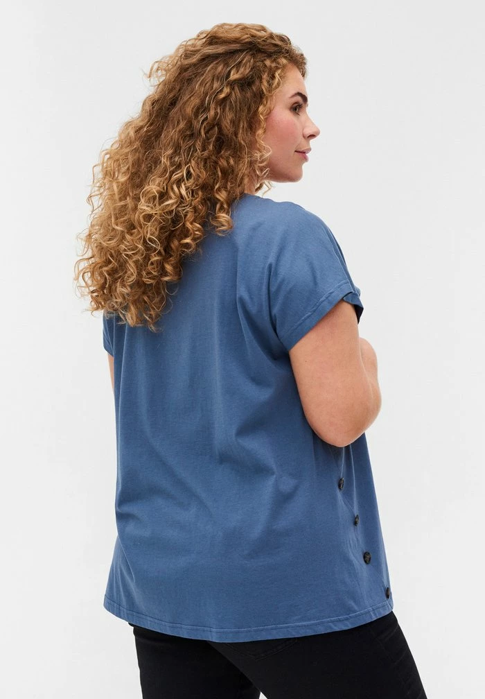 Zizzi T-shirt Imprimé - Grey 3 Zizzi T-shirt Imprimé - Grey – Image 3