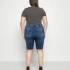 Zizzi Short - Blue Denim -France Zizzi Soldes 2022 a2fe27abff1f49eba3c2a43093a5f219