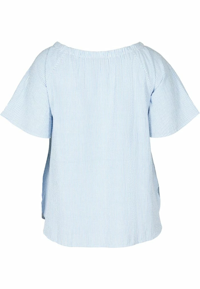 Zizzi Blouse - Light Blue 2 Zizzi Blouse - Light Blue – Image 2