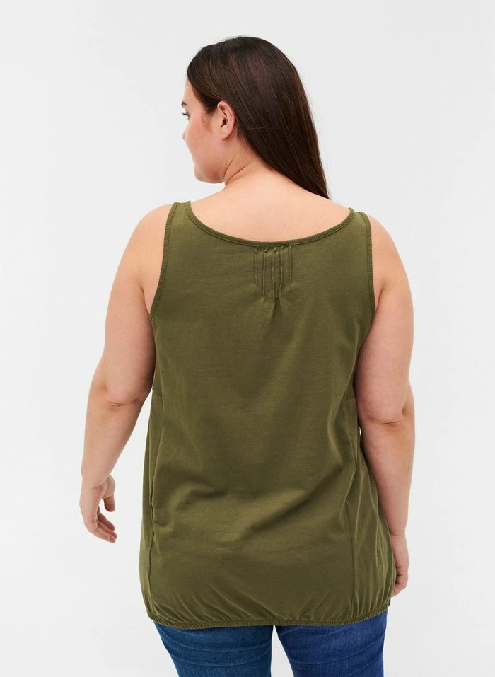 Zizzi VVITTI - Débardeur - Ivy Green 3 Zizzi VVITTI - Débardeur - Ivy Green – Image 3