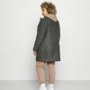 Zizzi CAAMES COAT - Manteau Classique - Dark Grey Melange -France Zizzi Soldes 2022 a3ce3accb4fa454b8acf0b6fcaa65d6e