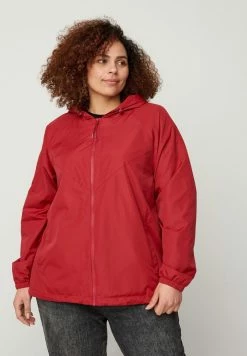 Zizzi MIT REISSVERSCHLUSS UND KAPUZE - Blouson - Red