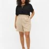 Zizzi Short - Oxford Tan -France Zizzi Soldes 2022 a490115543234c5c9795b97085dc4336