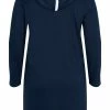 Zizzi Sweat à Capuche - Dark Sapphire -France Zizzi Soldes 2022 a51f832a6d1e4076bee772c7f53d4a3c