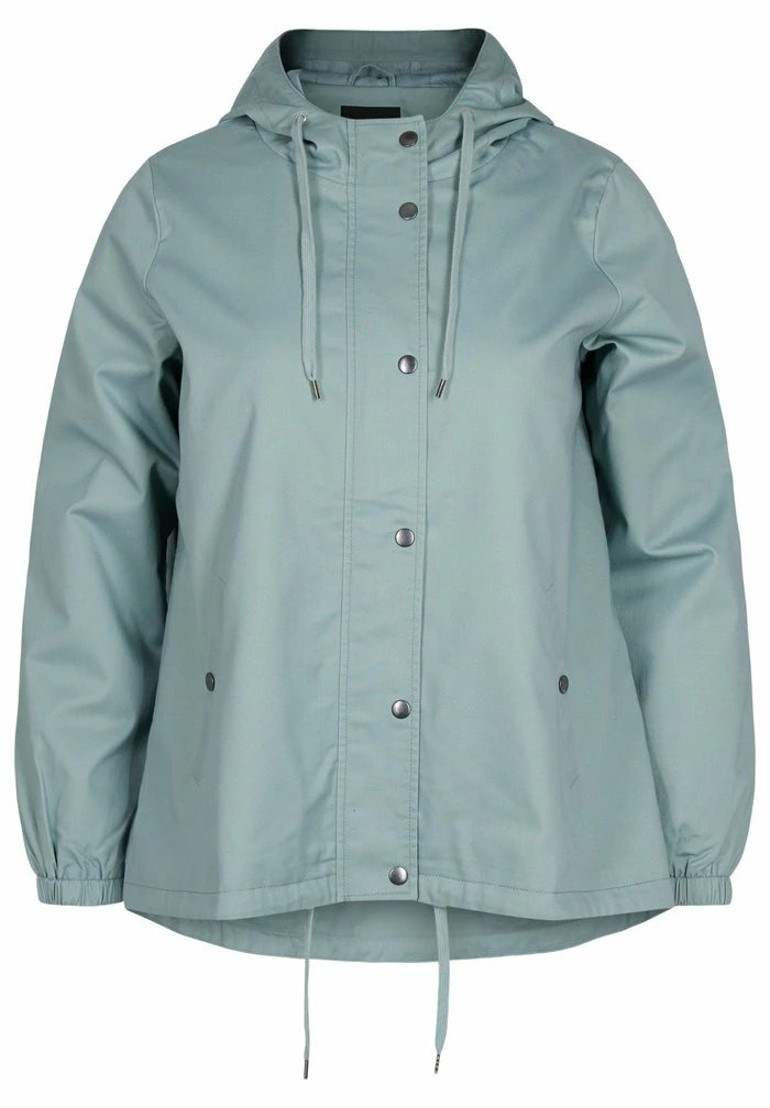 Zizzi Veste Mi-saison - Chinois Green 2 Zizzi Veste Mi-saison - Chinois Green – Image 2