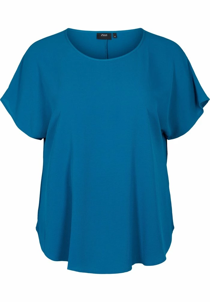 Zizzi Blouse - Moroccan Blue 1 Zizzi Blouse - Moroccan Blue