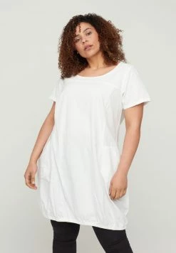 Zizzi Robe De Jour - White