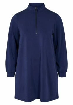 Zizzi MIT REISSVERSCHLUSS-DETAIL - Tunique - Medieval Blue