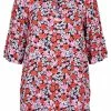 Zizzi MIT 3/4-ÄRMELN UND BLUMENPRINT - Blouse - Red Flower Aop -France Zizzi Soldes 2022 a8e6336de87d4ea086cded64c14ecdf9