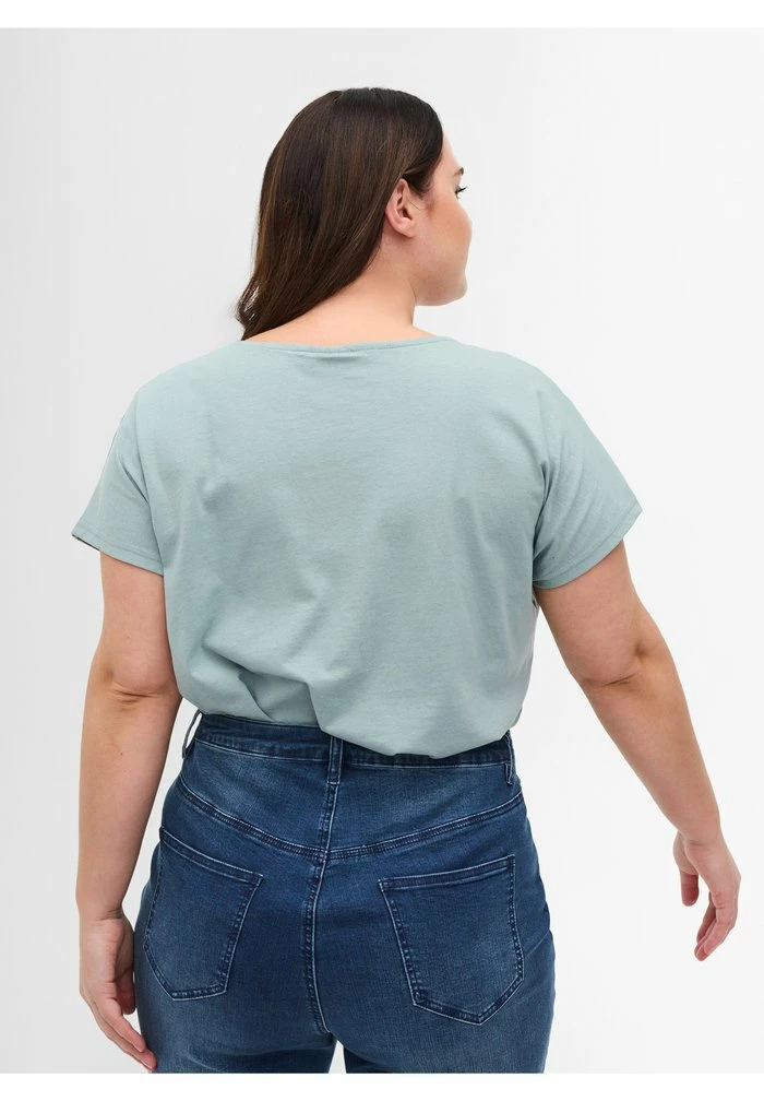 Zizzi T-shirt Basique - Grey 3 Zizzi T-shirt Basique - Grey â Image 3