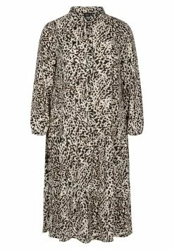 Zizzi Robe Chemise - Chain Aop