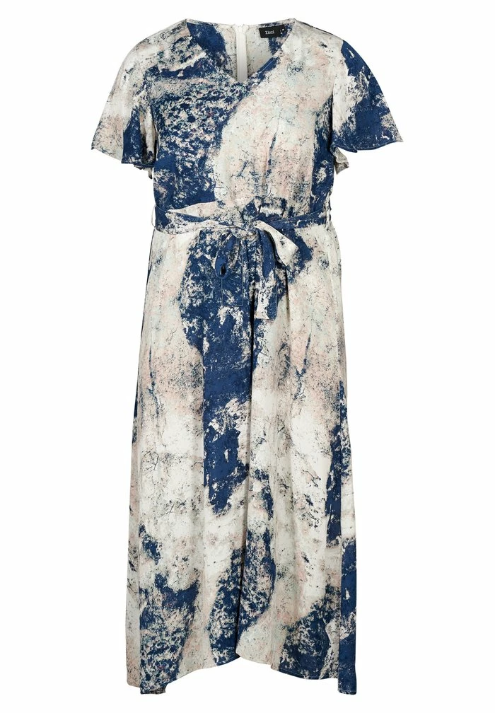 Zizzi Robe De Jour - Dark Blue 2 Zizzi Robe De Jour - Dark Blue – Image 2