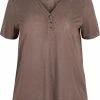 Zizzi T-shirt Basique - Brown -France Zizzi Soldes 2022 aaf23aa780714afcbd3b6421d87b6cb0