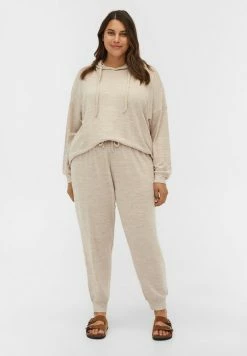 Zizzi Sweat à Capuche - Sand