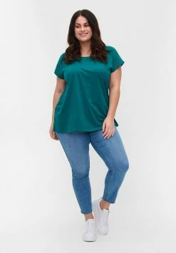 Zizzi Jeans Skinny - Light Blue Denim