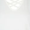 Zizzi CROSS DETAILS - Débardeur - Warm Off-white -France Zizzi Soldes 2022 ac12f7a053214118985bb12559399d50