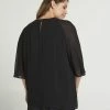 Zizzi Blouse - Black -France Zizzi Soldes 2022 ac3dabce60154bf88b80ba727dd489f6
