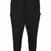 Zizzi WITH POCKETS - Pantalon De Survêtement - Black -France Zizzi Soldes 2022 acf4e6b52d89461c81d9e295297baaba
