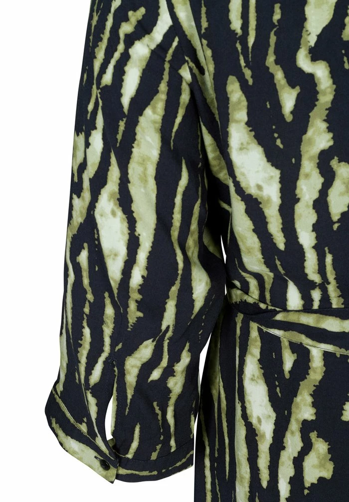 Zizzi WITH WAIST TIE - Chemisier - Green 7 Zizzi WITH WAIST TIE - Chemisier - Green – Image 7