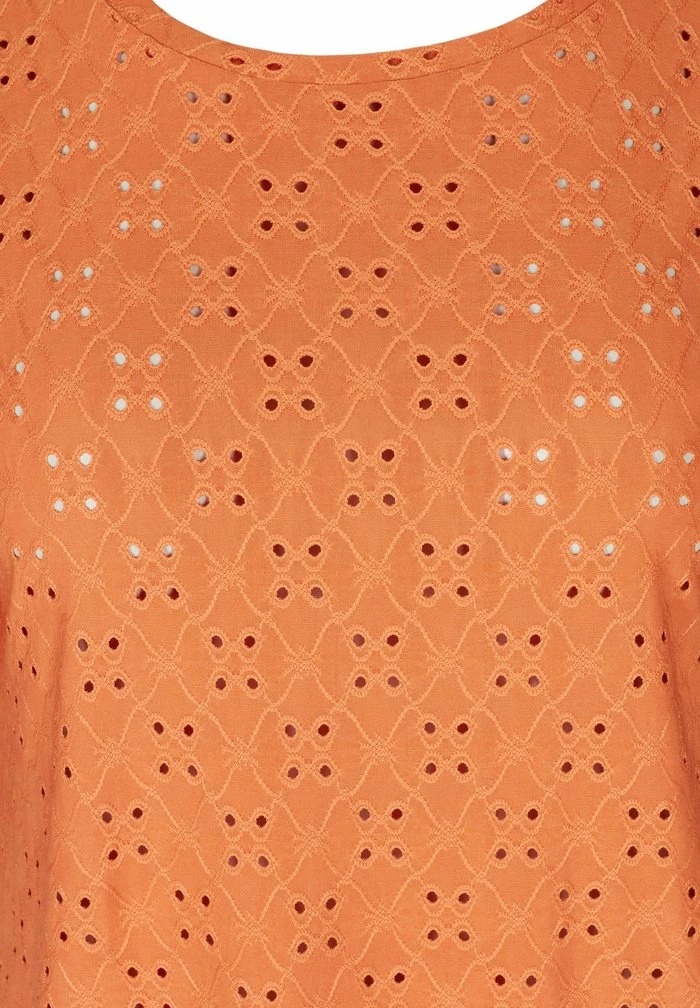 Zizzi 2/4 ARMELN - T-shirt Imprimé - Orange 5 Zizzi 2/4 ARMELN - T-shirt Imprimé - Orange – Image 5