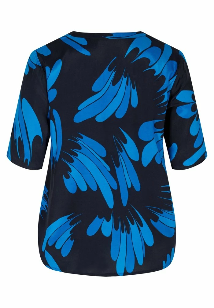 Zizzi Blouse - Blue 4 Zizzi Blouse - Blue – Image 4