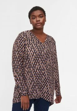 Zizzi BEDRUCKT - Blouse - Black