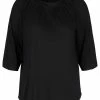 Zizzi Blouse - Black -France Zizzi Soldes 2022 af93769803144785b48cc42f130644be