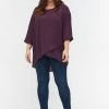 Zizzi Blouse - Plum Perfect -France Zizzi Soldes 2022 b0a65722db4841e18451f5d9949e10d4