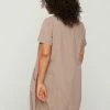 Zizzi Robe De Jour - Brown -France Zizzi Soldes 2022 b23a439289fb4ecd8ff4507dda98dd47