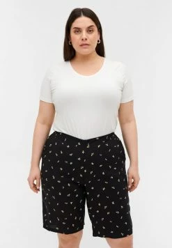 Zizzi Short - Black Aop
