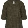 Zizzi Blouse - Ivy Green Check -France Zizzi Soldes 2022 b3a8b5f6e55748c6b67ed9f914b6b604