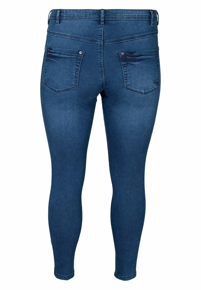 Zizzi Jean Slim - Dark Blue 4 Zizzi Jean Slim - Dark Blue – Image 4