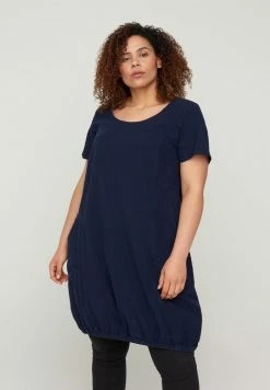 Zizzi Robe De Jour - Blue