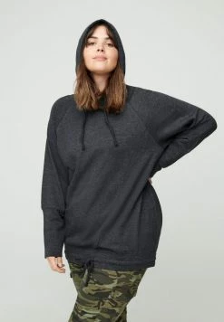 Zizzi Sweat à Capuche - Black