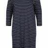 Zizzi Robe En Jersey - Blue Stripe -France Zizzi Soldes 2022 b4e878056f2d45c9a6c615b72455b7d2