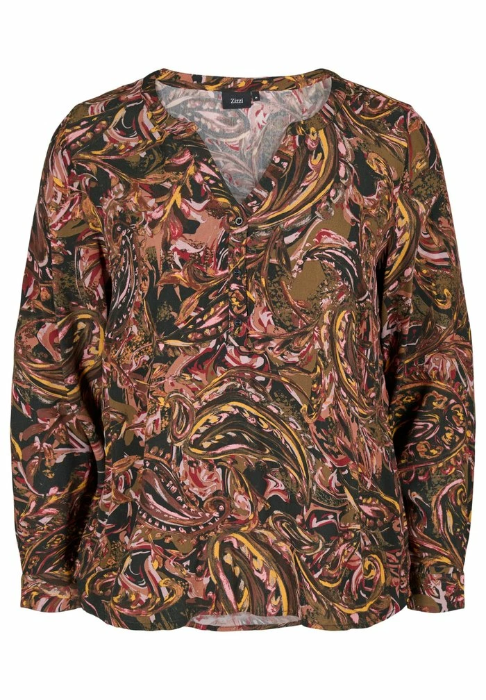 Zizzi Blouse - Paisley Aop 4 Zizzi Blouse - Paisley Aop – Image 4