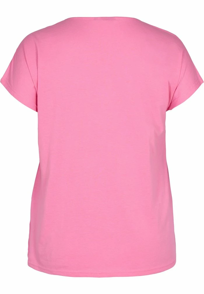 Zizzi T-shirt Basique - Pink 3 Zizzi T-shirt Basique - Pink – Image 3