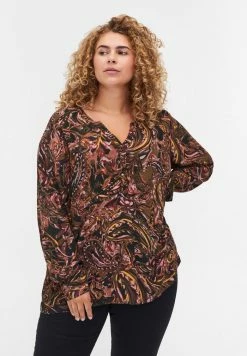 Zizzi Blouse - Paisley Aop