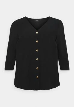Zizzi VMACY, 3/4, V-NECK - Blouse - Black