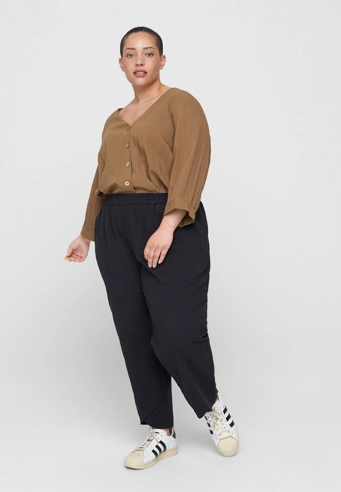 Zizzi Pantalon Classique - Black 1 Zizzi Pantalon Classique - Black