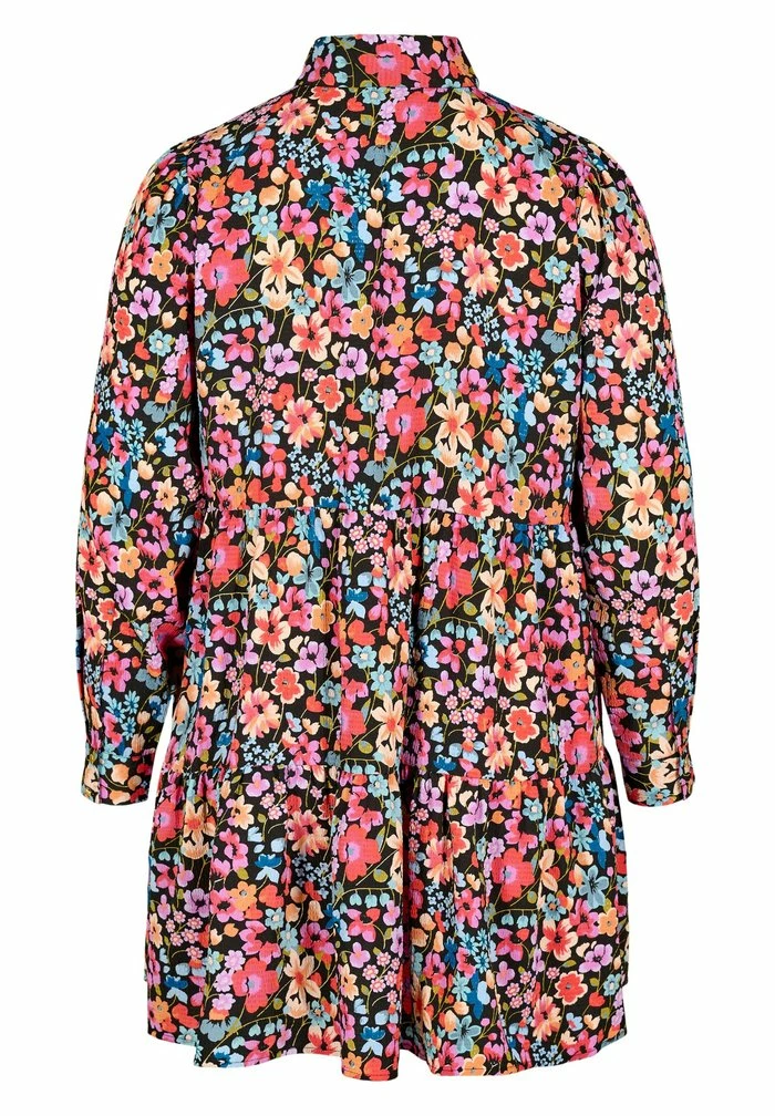 Zizzi MIT BLUMEN, LANGEN ÄRMELN UND DETAIL - Tunique - Flower Aop 6 Zizzi MIT BLUMEN, LANGEN ÄRMELN UND DETAIL - Tunique - Flower Aop – Image 6