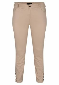 Zizzi CROPPED AMY - Jean Slim - Oxford Tan