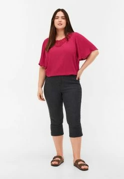 Zizzi Jegging - Grey Denim