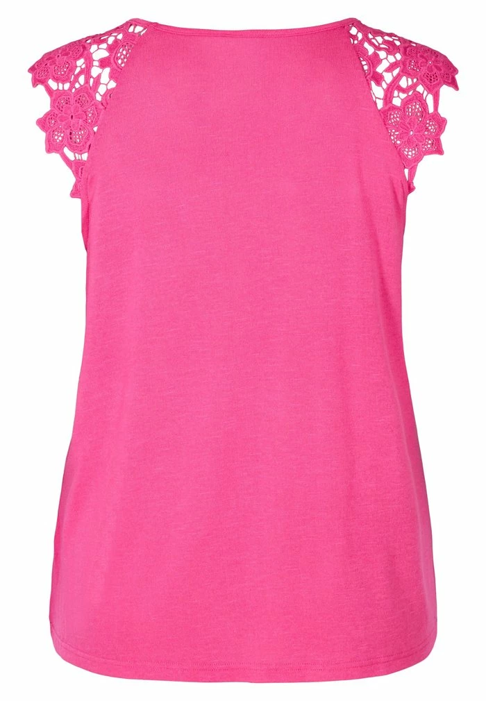 Zizzi Débardeur - Fuchsia Purple 6 Zizzi Débardeur - Fuchsia Purple – Image 6