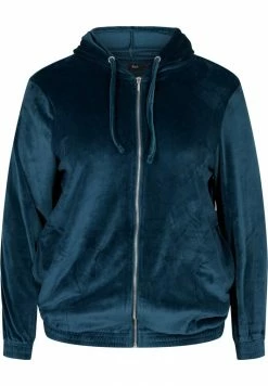 Zizzi MIT REISSVERSCHLUSS - Sweat à Capuche Zippé - Reflecting Pond