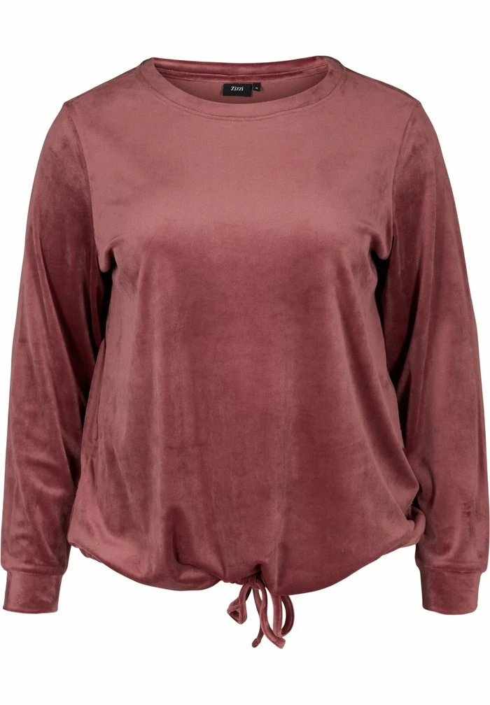 Zizzi MIT BINDEDETAIL - Sweatshirt - Pink 4 Zizzi MIT BINDEDETAIL - Sweatshirt - Pink – Image 4
