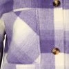 Zizzi Manteau Court - Purple Check -France Zizzi Soldes 2022 ba73e1cd96dc44d9a90d843e8814adee