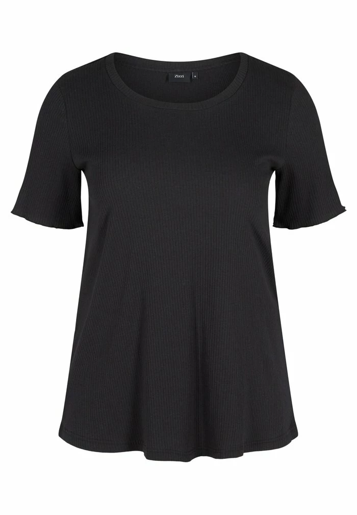 Zizzi T-shirt Basique - Black 4 Zizzi T-shirt Basique - Black – Image 4